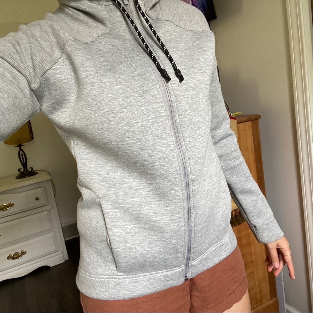 Sweaty Betty Grey Zipper Hoodie Size Small - Picture 7 of 15